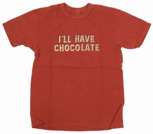 画像: 「UES/ウエス」CHOCOLATEプリントTシャツ【レンガ】