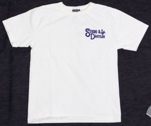 画像: 「STUDIO D'ARTISAN/ステュディオ・ダ・ルチザン」QUALITY CLOTHING　吊り編みプリントＴシャツ【ホワイト】