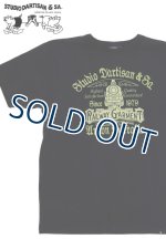 画像: 「STUDIO D'ARTISAN/ステュディオ・ダ・ルチザン」RAILWAYGARMENT　吊り編みプリントＴシャツ【ブラック】