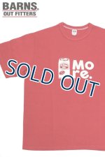 画像: 「BARNS OUT FITTERS /バーンズアウトフィッターズ」More.プリントTシャツ【レッド】