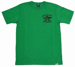 画像: 「STUDIO D'ARTISAN/ステュディオ・ダ・ルチザン」CHIEF OF THE WEST プリントＴシャツ【グリーン】