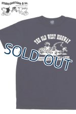 画像: 「STUDIO D'ARTISAN/ステュディオ・ダ・ルチザン」THE OLD WEST HIGHWAY プリントＴシャツ【ネイビー】