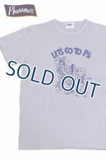 画像: 「Pherrow's/フェローズ」LET'S GO TO P'S プリントＴシャツPTJシリーズ【アイスグレー】
