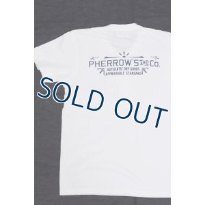 画像2: 「Pherrow's/フェローズ」P ヘンリーネックプリントＴシャツ【ホワイト】 (2)