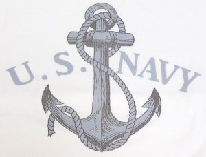 画像: 「Pherrow's/フェローズ」U.S.NAVY プリントＴシャツPTJシリーズ【ホワイト】