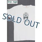 画像: 「FREE RAGE/フリーレイジ」Bad tiger? プリントリサイクルコットンTシャツ【ホワイト】