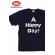 画像1: 「UES/ウエス」インディゴ A HAPPY DAY! プリントTシャツ (1)