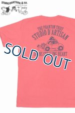 画像: 「STUDIO D'ARTISAN/ステュディオ・ダ・ルチザン」JEANS STEALING HEART プリントＴシャツ【レッド】