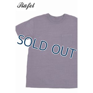 画像1: 「Rafel/ラーフル」吊り編み天竺ポケット付Tシャツ【クレイジーネイビー】 (1)