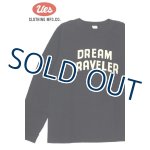 画像: 「UES/ウエス」DREAM TRAVELER 長袖プリントTシャツ【ブラック】