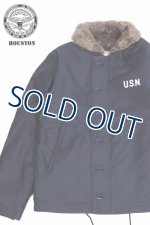 画像: 「HOUSTON/ヒューストン」N-1デッキジャケット タイトモデル 5N-1X【ネイビー】