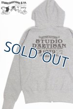 画像: 「STUDIO D'ARTISAN/ステュディオ・ダ・ルチザン」プリントジップスウェットパーカー【杢グレー】