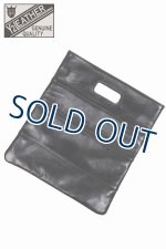 画像: 「Y'2 LEATHER/Y'2レザー」アニリンホースクラッチバッグ【ブラック】