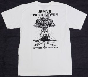 画像: 「STUDIO D'ARTISAN/ステュディオ・ダ・ルチザン」JEANS ENCOUNTERS プリントＴシャツ【ホワイト】