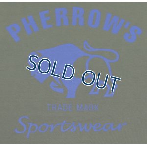 画像4: 「Pherrow's/フェローズ」BUFFALOロゴTシャツ PTシリーズ【サンドグリーン】 (4)
