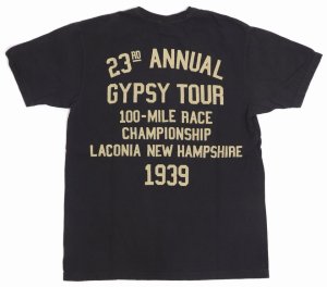 画像: 「UES/ウエス」GYPSY TOUR プリントTシャツ【ブラック】