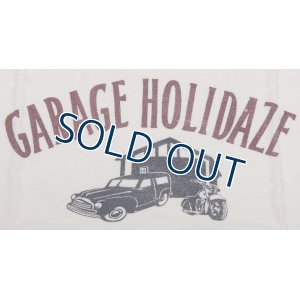 画像4: 「UES/ウエス」GARAGE HOLIDAZE プリントTシャツ【オフホワイト】 (4)