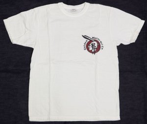 画像: 「UES/ウエス」GOLDEN MOTOR OIL プリントTシャツ【オフホワイト】