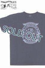 画像: 「STUDIO D'ARTISAN/ステュディオ・ダ・ルチザン」USAコットンインディゴプリントＴシャツ【ダークインディゴ】