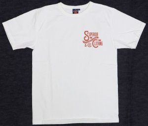 画像: 「STUDIO D'ARTISAN/ステュディオ・ダ・ルチザン」SUPERIOR CLOTHING 吊り編みプリントＴシャツ【ホワイト】