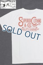 画像: 「STUDIO D'ARTISAN/ステュディオ・ダ・ルチザン」SUPERIOR CLOTHING 吊り編みプリントＴシャツ【ホワイト】