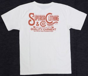 画像: 「STUDIO D'ARTISAN/ステュディオ・ダ・ルチザン」SUPERIOR CLOTHING 吊り編みプリントＴシャツ【ホワイト】