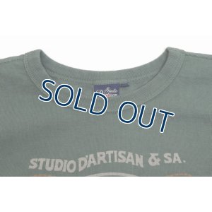 画像3: 「STUDIO D'ARTISAN/ステュディオ・ダ・ルチザン」AROUND THE WORLD 吊り編みプリントＴシャツ【グリーン】 (3)