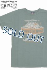 画像: 「STUDIO D'ARTISAN/ステュディオ・ダ・ルチザン」AROUND THE WORLD 吊り編みプリントＴシャツ【グリーン】