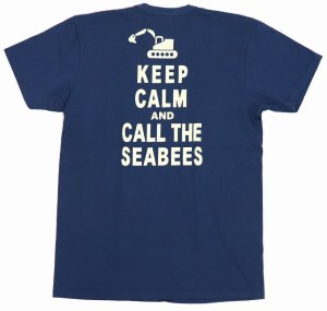 画像: 「Pherrow's/フェローズ」SEABEES プリントＴシャツPTJシリーズ【S・ブルー】