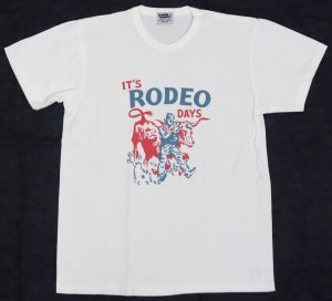 画像: 「Pherrow's/フェローズ」IT'S RODEO DAYS プリントＴシャツPTJシリーズ【ホワイト】