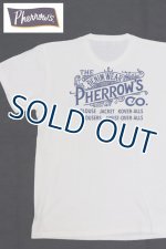 画像: 「Pherrow's/フェローズ」THE DENIMWEAR プリントＴシャツPTJシリーズ【ホワイト】