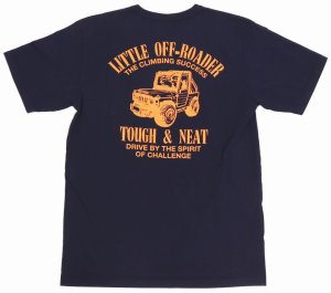 画像: 「STUDIO D'ARTISAN/ステュディオ・ダ・ルチザン」TOUGH&NEAT プリントＴシャツ【ネイビー】