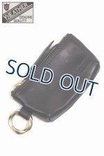 画像: 「Y'2 LEATHER/Y'2レザー」ホースハイドキーポーチ【ブラック】