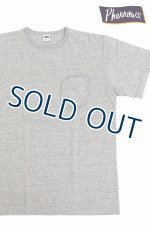 画像: 「Pherrow's/フェローズ」無地バイピングポケット付Tシャツ【杢グレー】