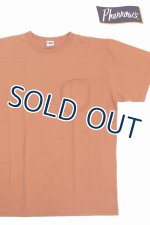 画像: 「Pherrow's/フェローズ」無地バイピングポケット付Tシャツ【オレンジ】