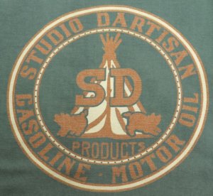 画像: 「STUDIO D'ARTISAN/ステュディオ・ダ・ルチザン」SD PRODUCTS 吊り編みプリントＴシャツ【グリーン】