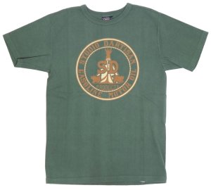 画像: 「STUDIO D'ARTISAN/ステュディオ・ダ・ルチザン」SD PRODUCTS 吊り編みプリントＴシャツ【グリーン】