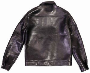 画像: 「Y'2 LEATHER/Y'2レザー」エコホース1stタイプジャケット【ブラック】