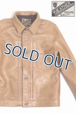 画像: 「Y'2 LEATHER/Y'2レザー」柿渋染めホース大戦モデルタイプジャケット