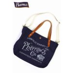 画像: 「Pherrow's/フェローズ」ショルダーストラップ付トートバッグ【ウォバッシュ】