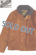 画像: 「Y'2 LEATHER/Y'2レザー」ステアスエードN-1デッキジャケット【キャメル】