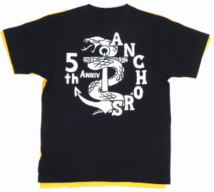 画像: 「ANCHORS/アンカーズ」ANCHORS 5周年プリントＴシャツプレゼント企画【ブラック】