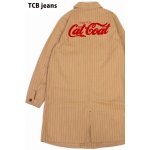 画像: 「TCB jeans/TCBジーンズ」タビーズコート刺繍カスタム【ブラウンソーダストライプ】