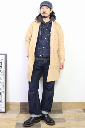 TCB jeans/TCBジーンズ」タビーズコート刺繍カスタム【ブラウンソーダ