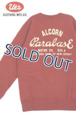 画像: 「UES/ウエス」ALCORN プリントスウェット【レッド】