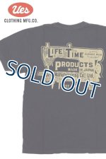 画像: 「UES/ウエス」SEWING MACHINE  プリントTシャツ【ネイビー】