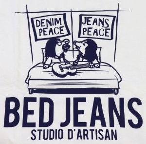 画像: 「STUDIO D'ARTISAN/ステュディオ・ダ・ルチザン」BED JEANS プリントＴシャツ【ホワイト】