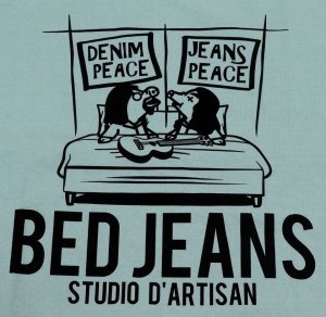 画像: 「STUDIO D'ARTISAN/ステュディオ・ダ・ルチザン」BED JEANS プリントＴシャツ【エメラルド】