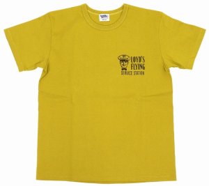 画像: 「Pherrow's/フェローズ」LOYD'S FLYNG プリントTシャツ PMTシリーズ【B・イエロー】