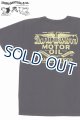 画像: 「STUDIO D'ARTISAN/ステュディオ・ダ・ルチザン」MOTOR OIL 吊り編みプリントＴシャツ【ブラック】